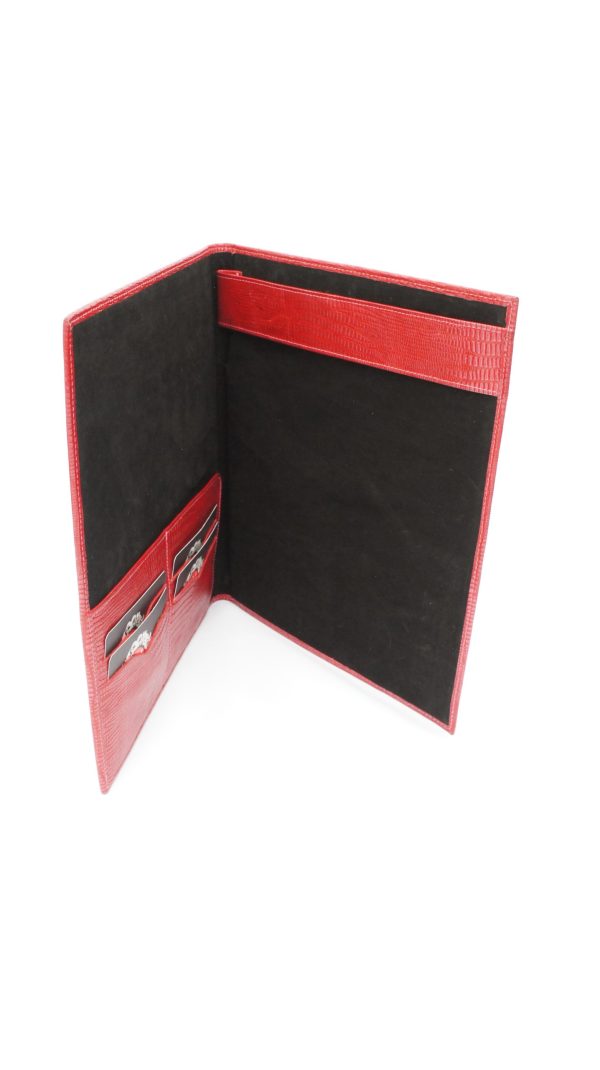 Sechat leather document folder.